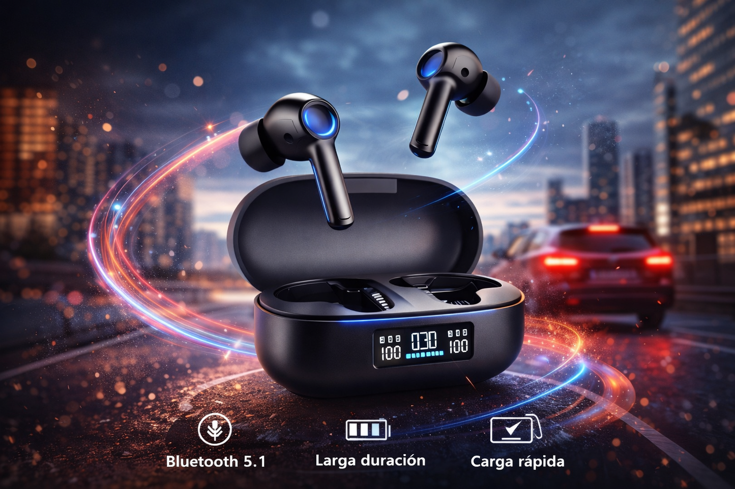 Audífonos Inalámbricos Bluetooth 5.0 Aks