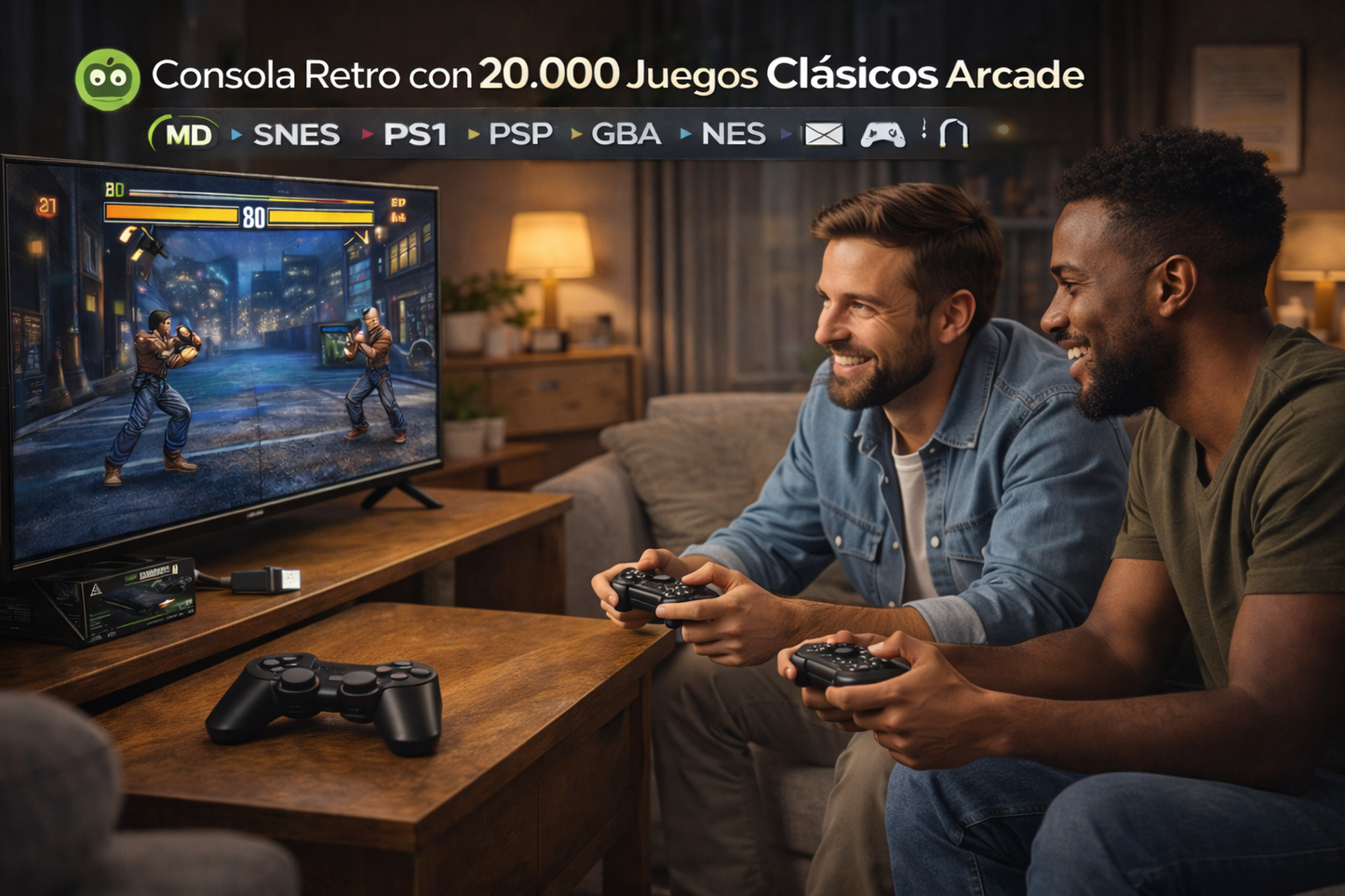 Consola Retro con 20.000 Juegos Clasicos